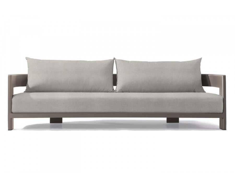 Harbour Victoria 3 Seat Sofa - Aluminum Taupe, Riviera Ivory