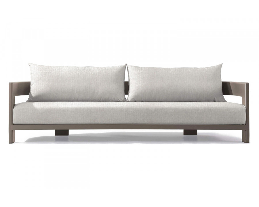 Harbour Victoria 3 Seat Sofa - Aluminum Taupe, Siesta Ivory