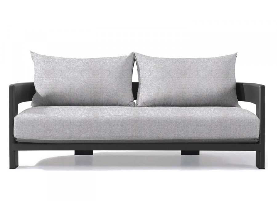 Harbour Victoria 2 Seat Sofa - Aluminum Asteroid, Copacabana Sand