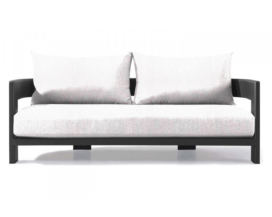 Harbour Victoria 2 Seat Sofa - Aluminum Asteroid, Panama Blanco