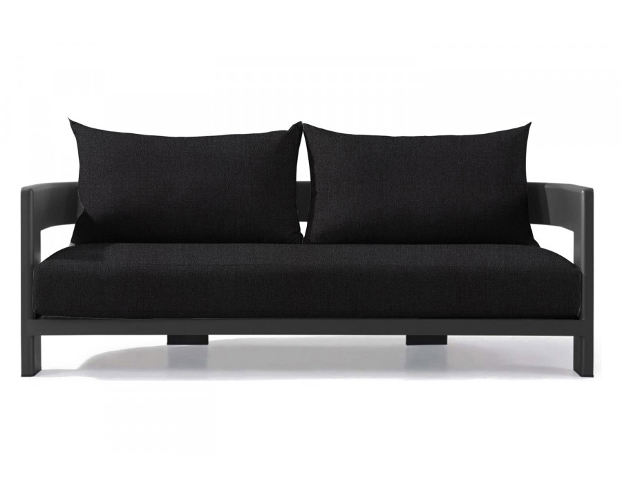 Harbour Victoria 2 Seat Sofa - Aluminum Asteroid, Panama Grafito