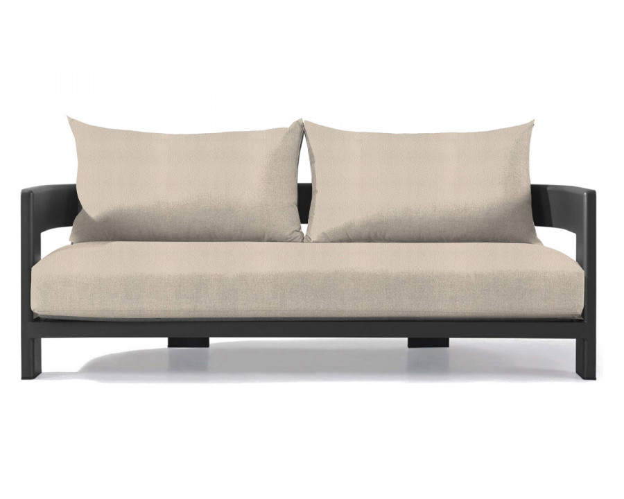 Harbour Victoria 2 Seat Sofa - Aluminum Asteroid, Riviera Sand