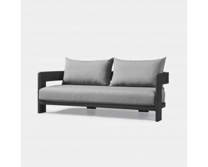 Harbour Victoria 2 Seat Sofa - Aluminum Asteroid, Siesta Indigo