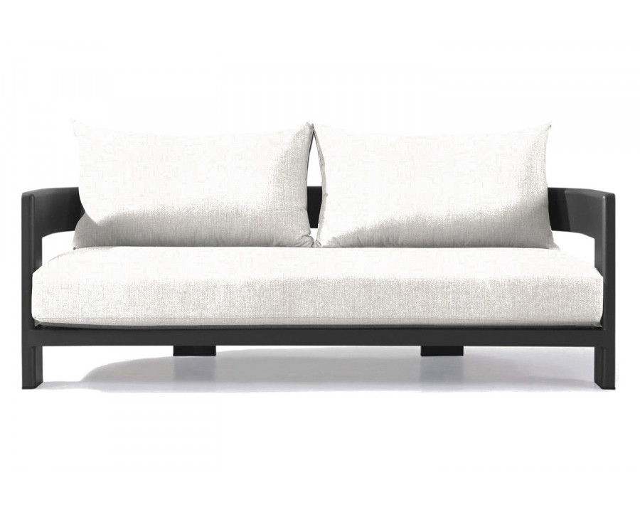 Harbour Victoria 2 Seat Sofa - Aluminum Asteroid, Siesta Ivory