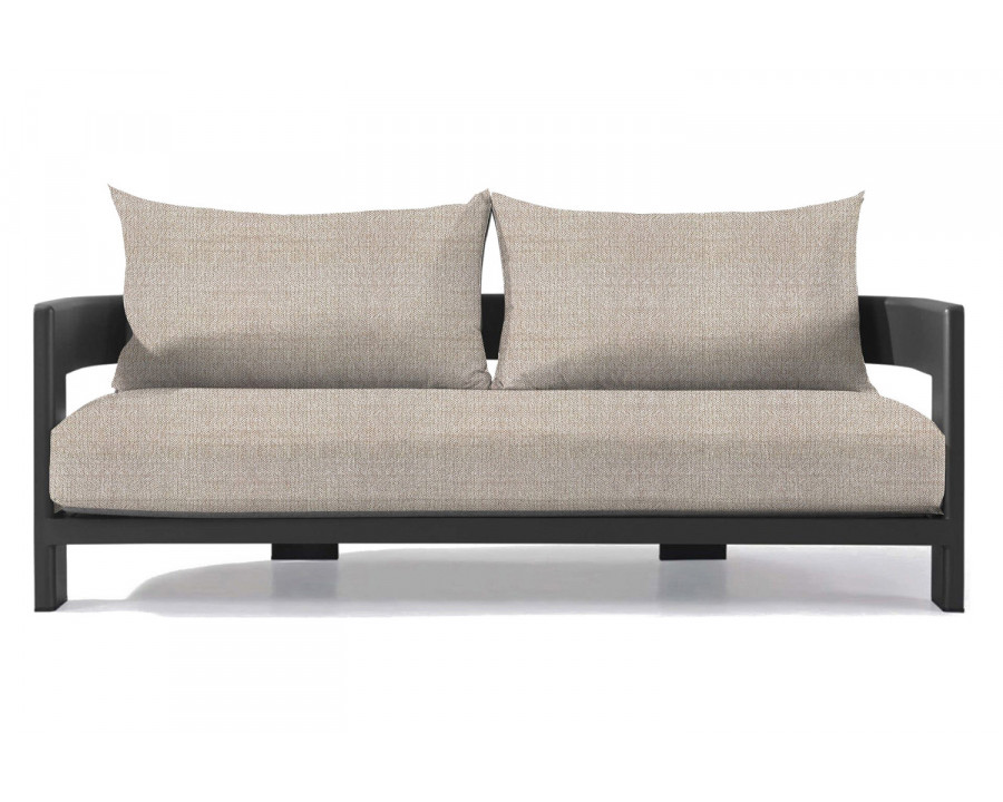 Harbour Victoria 2 Seat Sofa - Aluminum Asteroid, Siesta Taupe