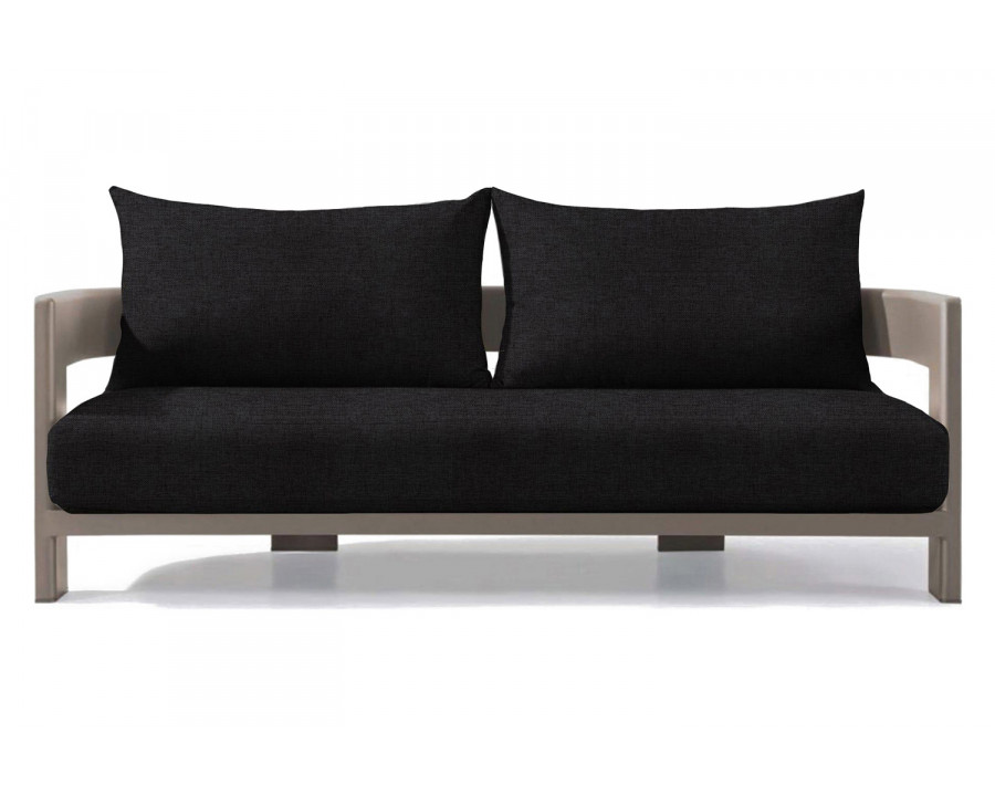 Harbour Victoria 2 Seat Sofa - Aluminum Taupe, Copacabana Midnight