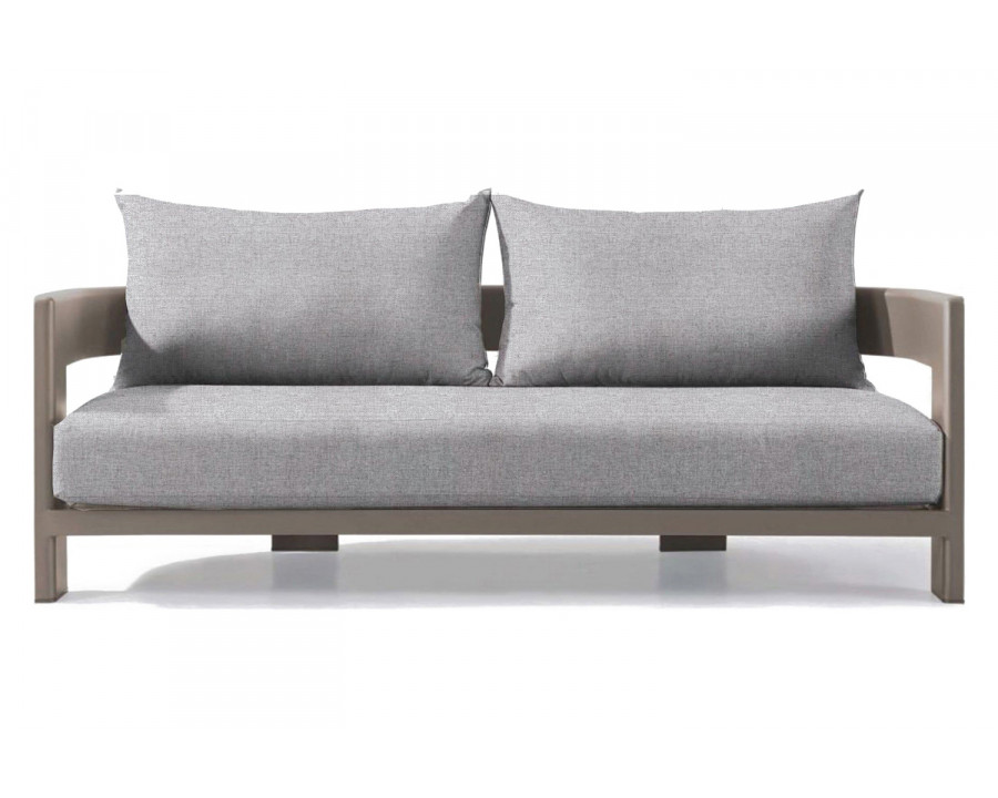 Harbour Victoria 2 Seat Sofa - Aluminum Taupe, Copacabana Sand