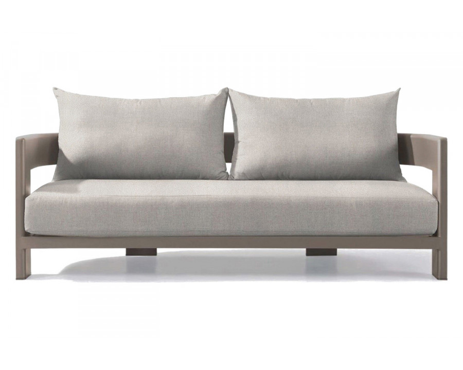 Harbour Victoria 2 Seat Sofa - Aluminum Taupe, Riviera Ivory