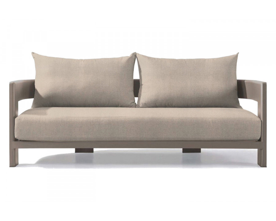 Harbour Victoria 2 Seat Sofa - Aluminum Taupe, Riviera Sand