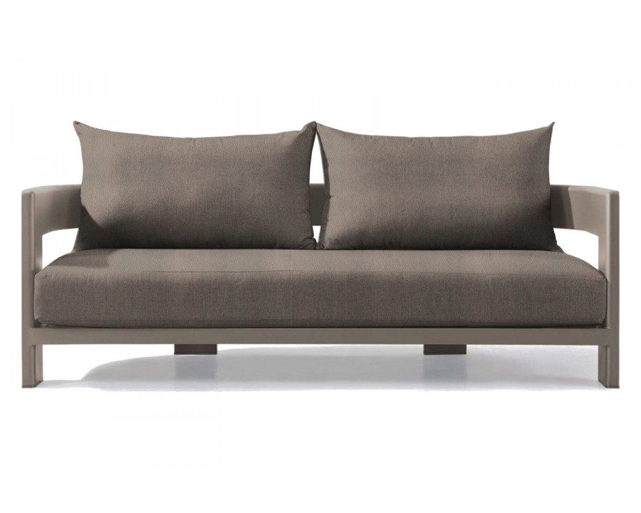 Harbour Victoria 2 Seat Sofa - Aluminum Taupe, Riviera Stone