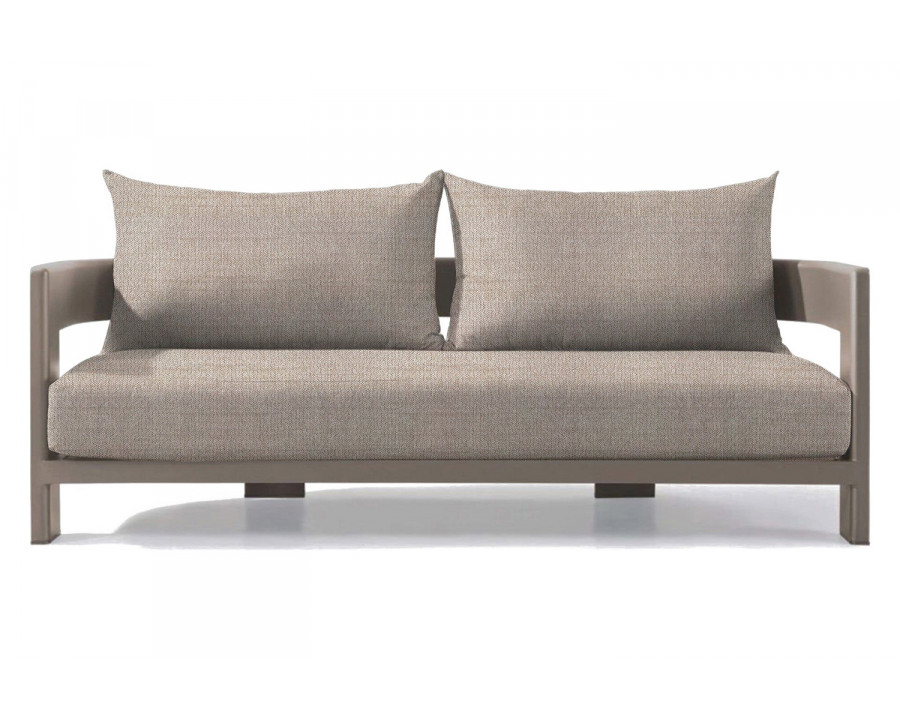 Harbour Victoria 2 Seat Sofa - Aluminum Taupe, Siesta Taupe