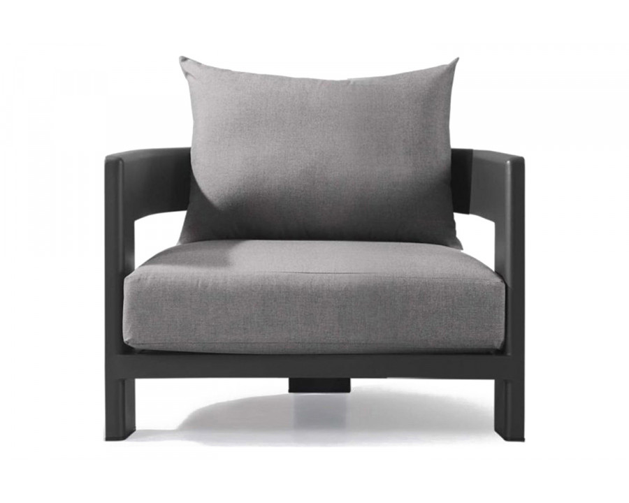 Harbour Victoria Lounge Chair - Aluminum Asteroid, Cast Slate