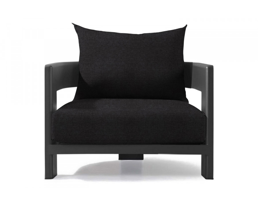 Harbour Victoria Lounge Chair - Aluminum Asteroid, Copacabana Midnight