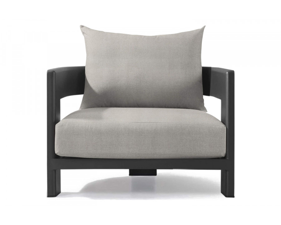 Harbour Victoria Lounge Chair - Aluminum Asteroid, Riviera Ivory