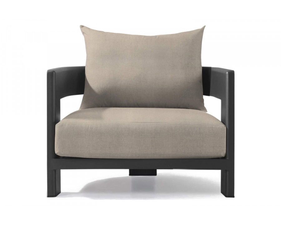 Harbour Victoria Lounge Chair - Aluminum Asteroid, Riviera Sand