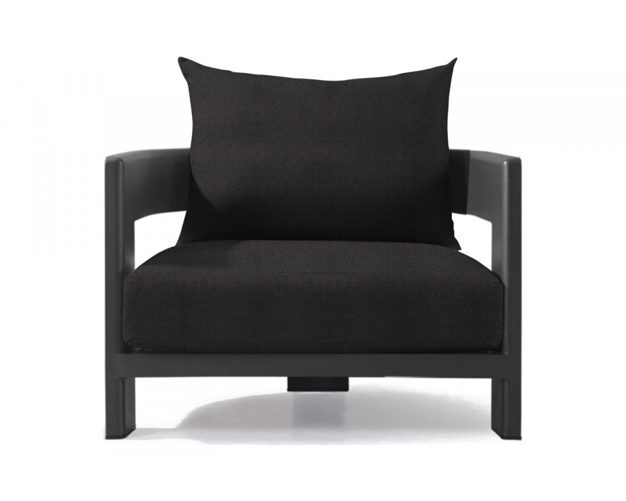 Harbour Victoria Lounge Chair - Aluminum Asteroid, Riviera Slate