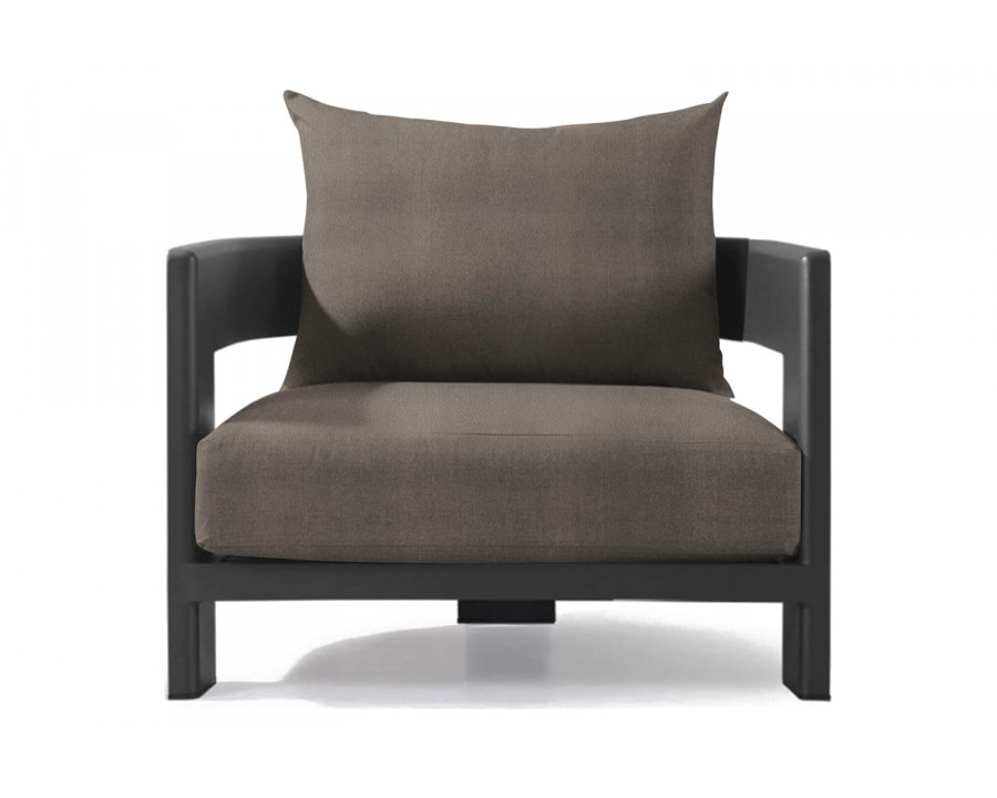 Harbour Victoria Lounge Chair - Aluminum Asteroid, Riviera Stone