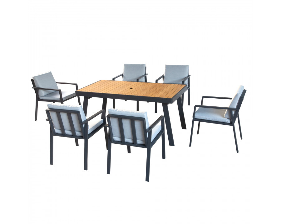 Higold Nofi Outdoor Dining Set - Matte Charcoal