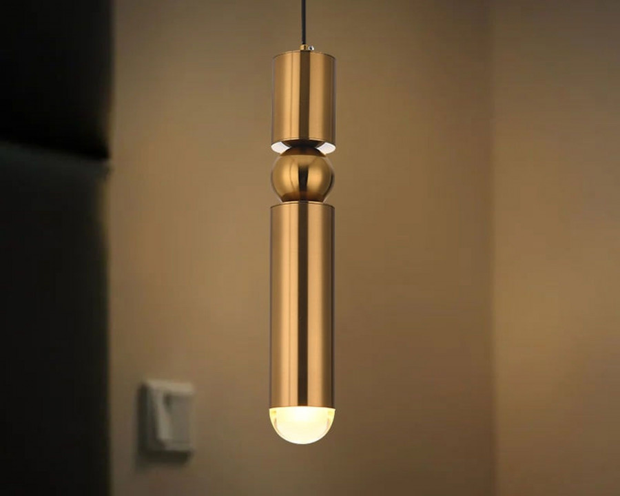 HMR Mini Cylinder Single-Light Pendant Light