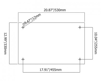 HMR Wall Mounted Waterfall Rain Standard Shower System with 3 Body Sprays - Matte Black