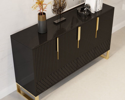 HMR Aro Series Modern 59.1" Affordable Sideboard with Storage