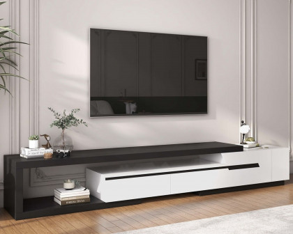 HMR Pinkle Series Modern Extendable TV Stand