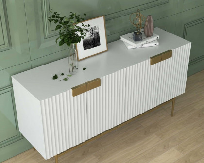 HMR Twixer 59" Sideboard Buffet with Doors and Storage