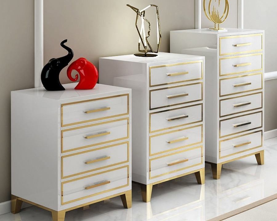 HMR Modern Accent Chest with 6 Drawers