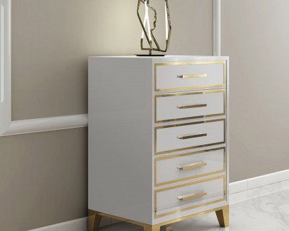 HMR Modern Accent Chest with 6 Drawers