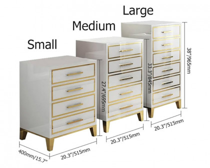 HMR Modern Accent Chest with 6 Drawers