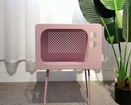 HMR Stert Series Modern End Table - Fresh Pink