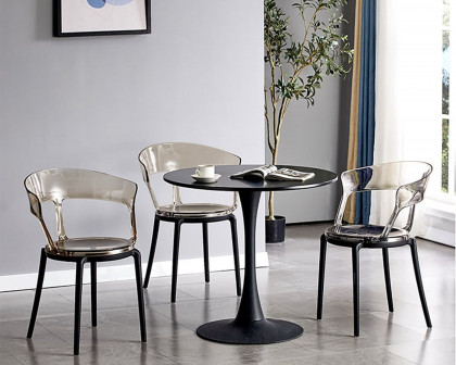 HMR Modern Acrylic Dining Chairs