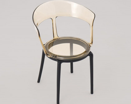 HMR Modern Acrylic Dining Chairs