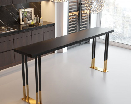 HMR Hover Modern 63" Rectangle Bar Table