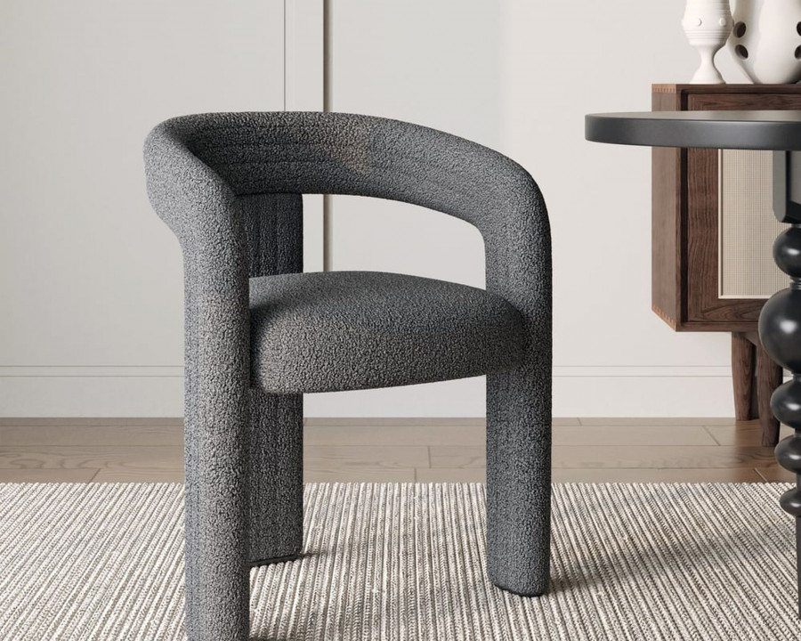 HMR Modern Sherpa Dining Chairs