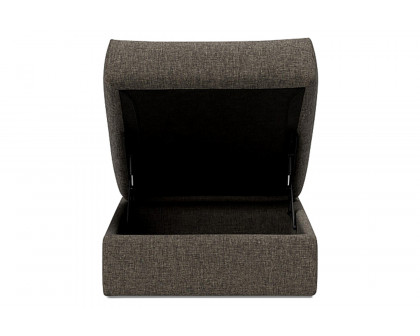 Innovation Living Cornila Ottoman - 216 Flashtex Dark Gray