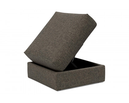 Innovation Living Cornila Ottoman - 216 Flashtex Dark Gray