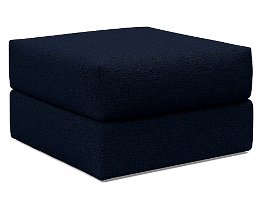 Innovation Living Cornila Ottoman - 528 Mixed Dance Blue