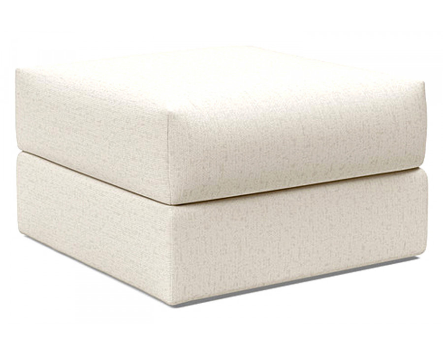 Innovation Living Cornila Ottoman - 531 Bouclé Off White