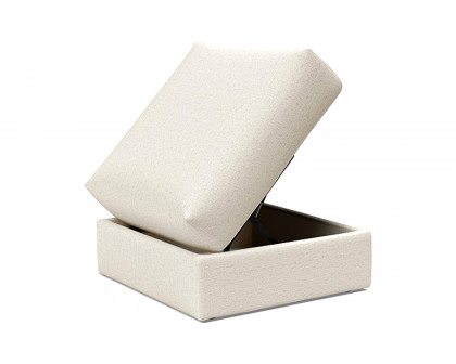 Innovation Living Cornila Ottoman - 531 Bouclé Off White