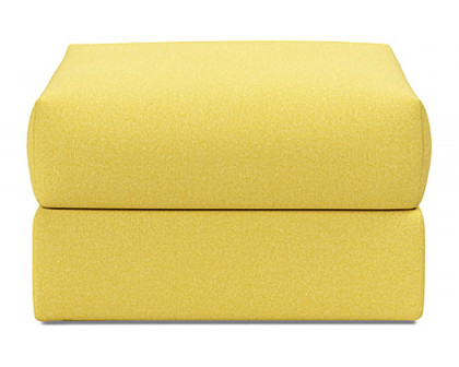 Innovation Living Cornila Ottoman - 554 Soft Mustard Flower