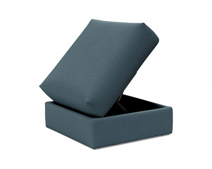 Innovation Living Cornila Ottoman - 573 Vivus Dusty Blue