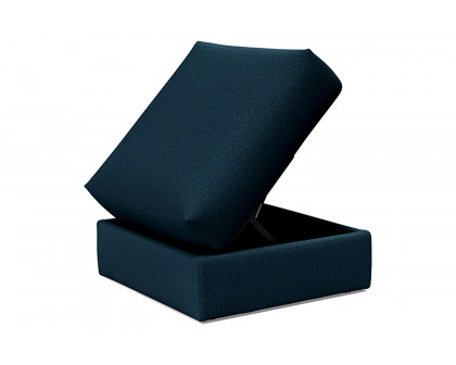 Innovation Living Cornila Ottoman - 580 Argus Navy Blue