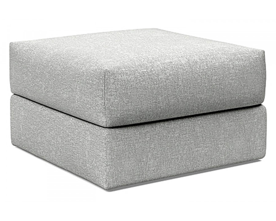 Innovation Living Cornila Ottoman - 590 Micro Check Gray