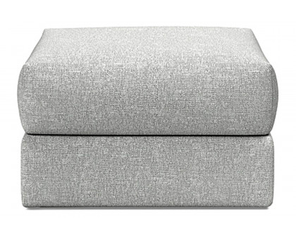 Innovation Living Cornila Ottoman - 590 Micro Check Gray