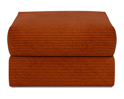 Innovation Living Cornila Ottoman - 595 Corduroy Burnt Orange