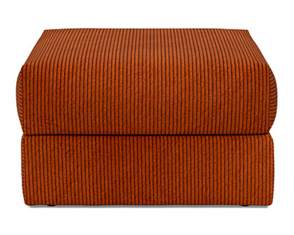 Innovation Living Cornila Ottoman - 595 Corduroy Burnt Orange