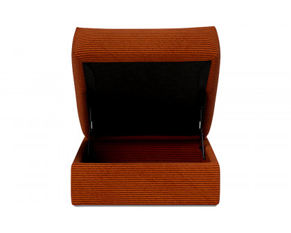 Innovation Living Cornila Ottoman - 595 Corduroy Burnt Orange