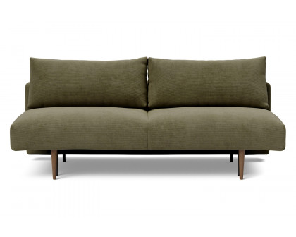 Innovation Living Frode Dark Styletto Sofa Bed - 316 Cordufine Pine Green