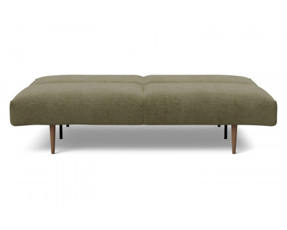 Innovation Living Frode Dark Styletto Sofa Bed - 316 Cordufine Pine Green